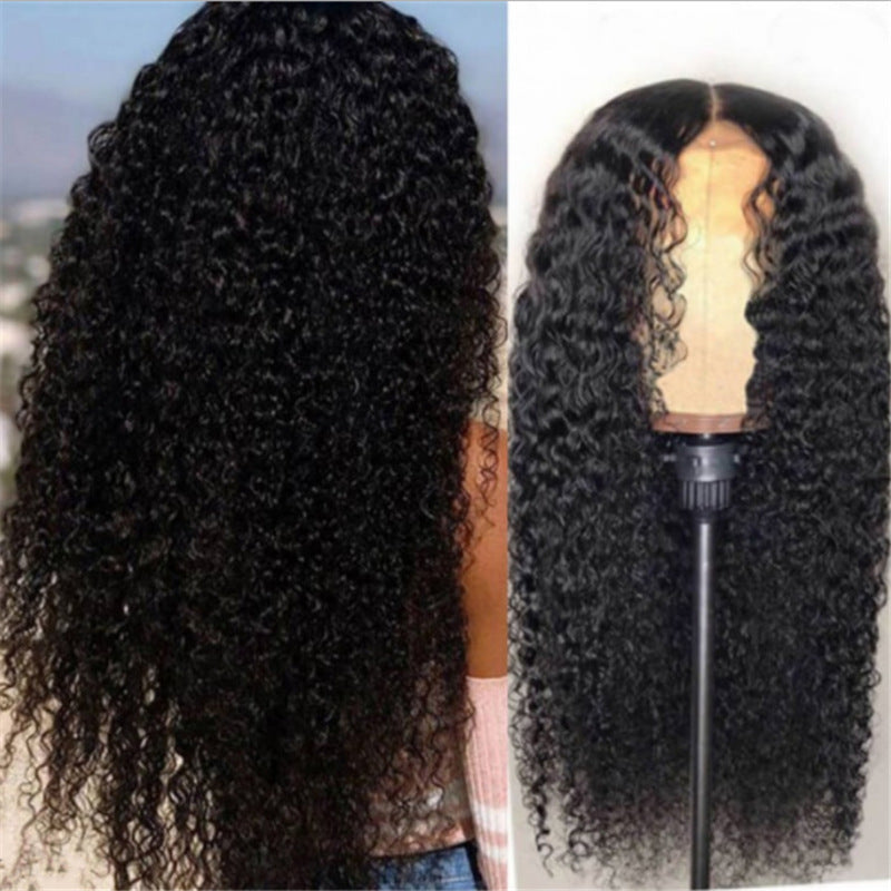 Synthetic Curly Lace Front Wig - 10–34 Inch