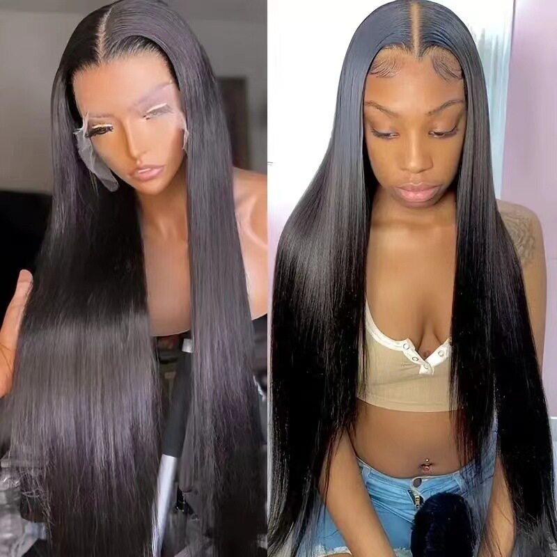 Straight HD Lace Frontal Synthetic Wig - 14–32 Inch