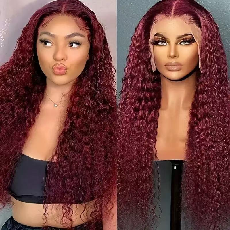 Synthetic Curly Lace Front Wig - 10–34 Inch